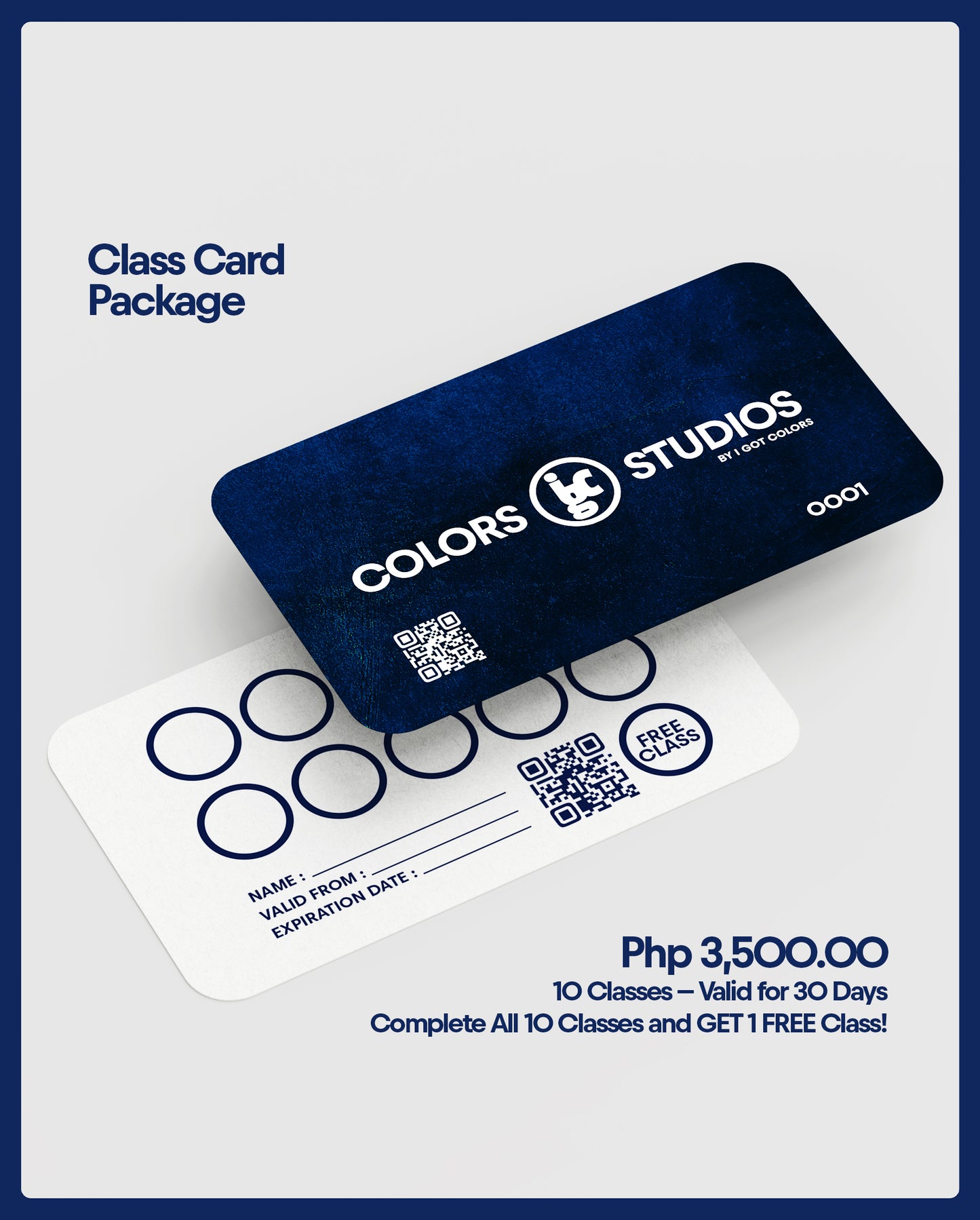 Colors Studios - Class Card Package