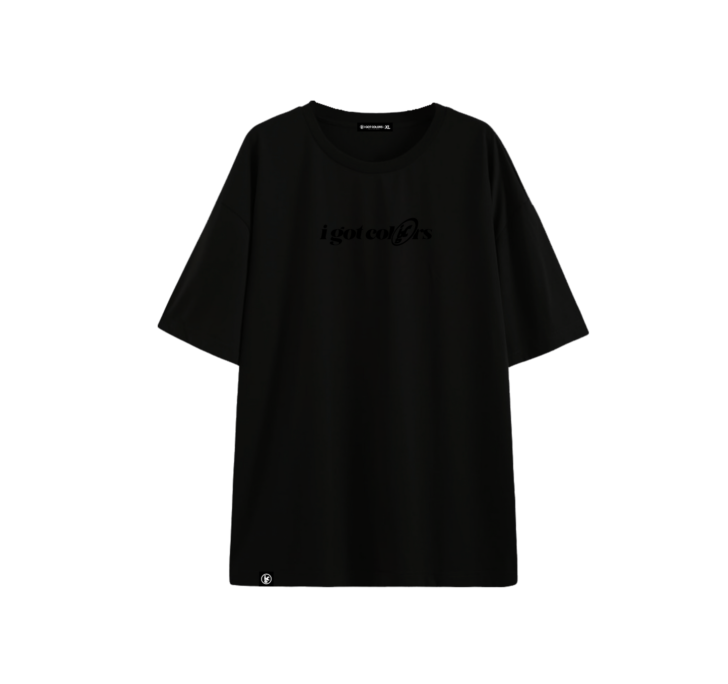 IGC Basic Logo Tee V3 - Black on Black