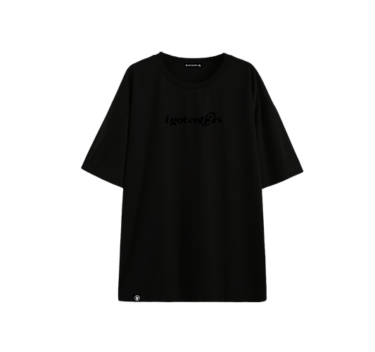 IGC Basic Logo Tee V3 - Black on Black