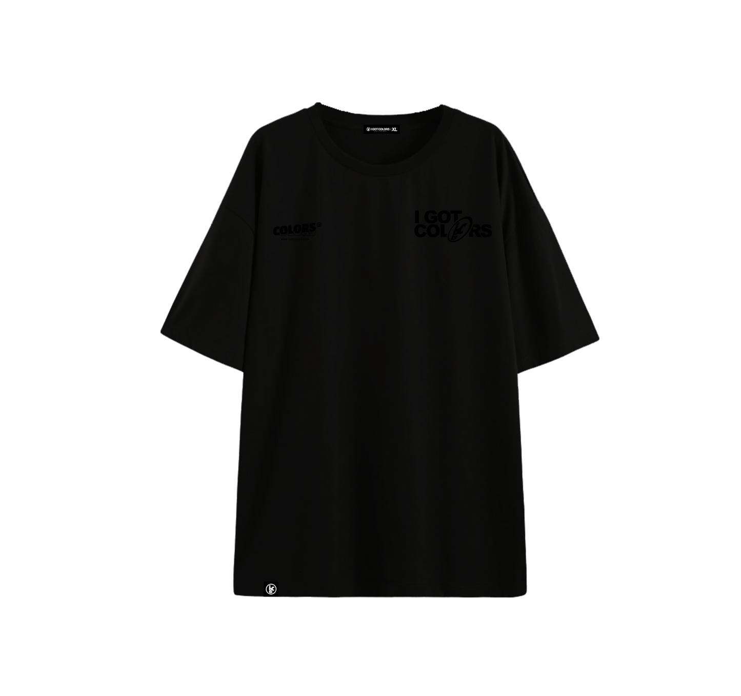 IGC Basic Logo Tee V2 - Black on Black