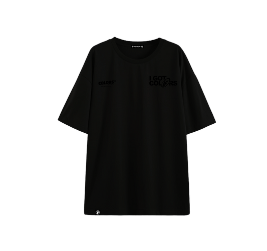 IGC Basic Logo Tee V2 - Black on Black