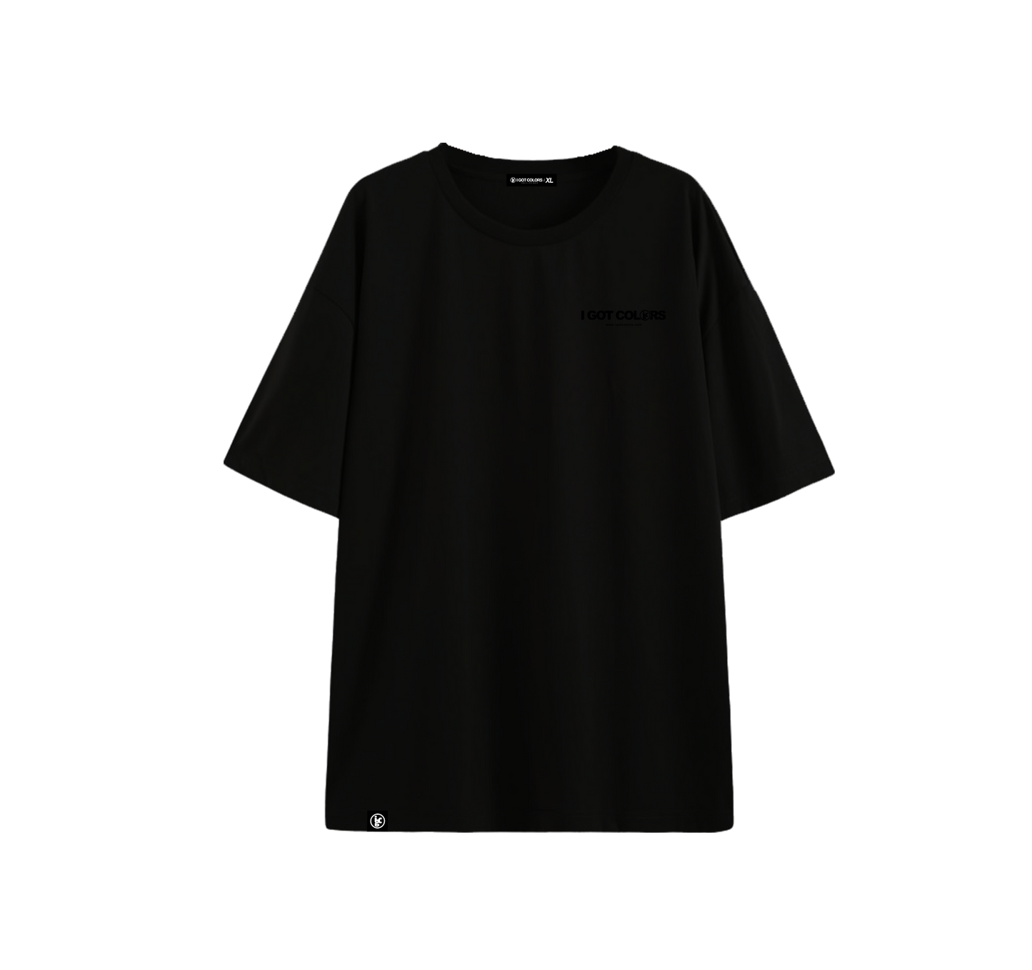 IGC Basic Logo Tee V1 - Black on Black