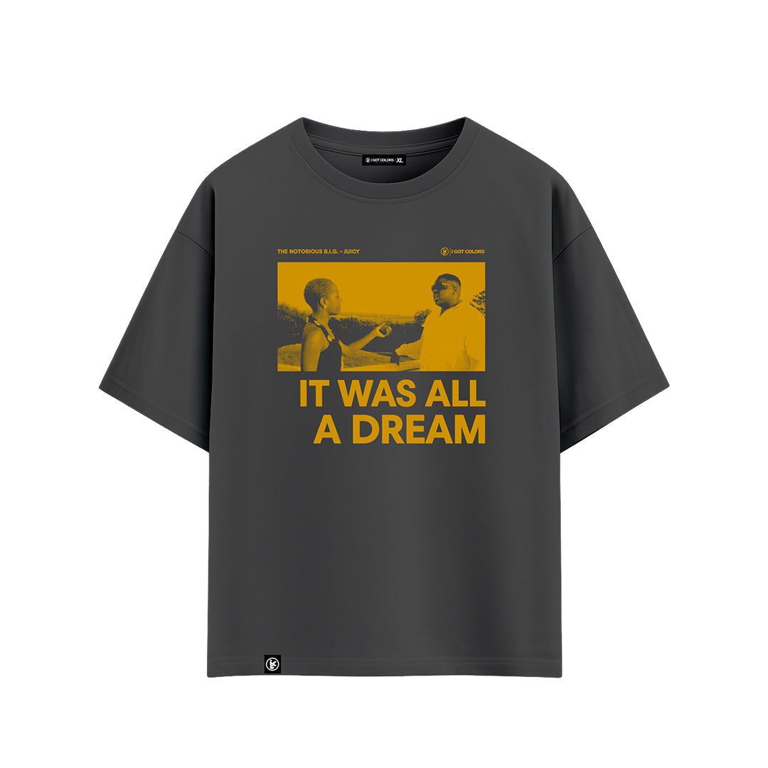 IGC Limited Edition "It Was All A Dream" HipHop Statement Shirt